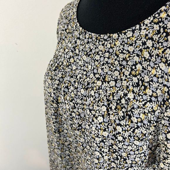 J Crew Silk Blend Floral Blouse Womens 6 - Picture 3 of 9